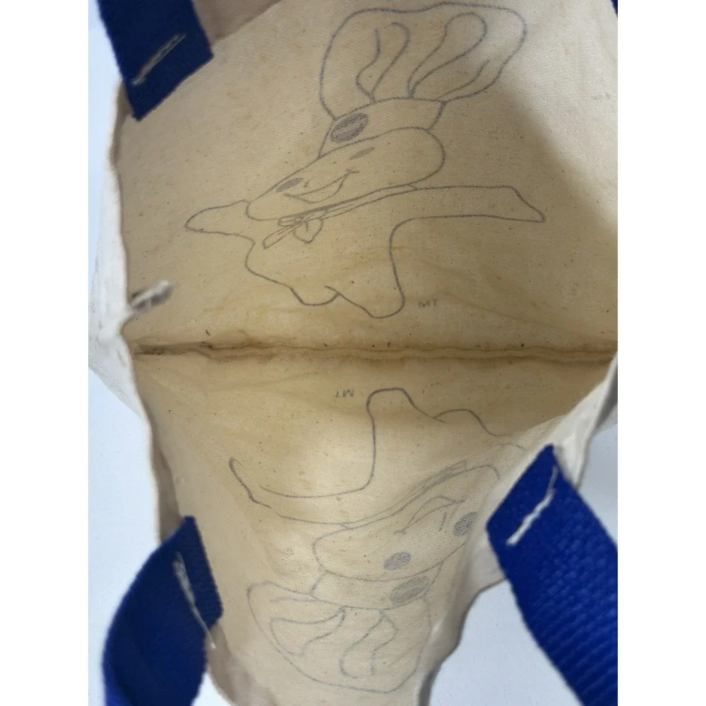 Vtg Pillsbury Doughboy Tote Bag Canvas Poppin Fresh Chef Collectable Kitchen